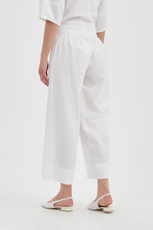 CROPPED WIDE LEG PANT