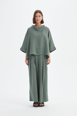 [PRE-ORDER] FUNNEL NECK BOXY TOP