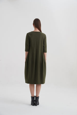 DIAGONAL SEAM DRESS (WINTER VERSION)