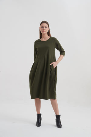 DIAGONAL SEAM DRESS (WINTER VERSION)