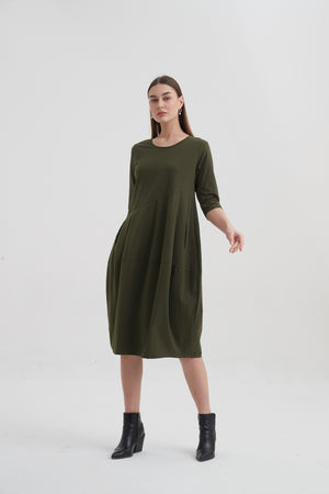 DIAGONAL SEAM DRESS (WINTER VERSION)