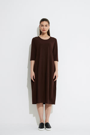 DIAGONAL SEAM DRESS (WINTER VERSION)