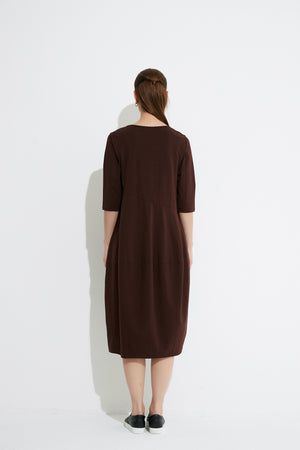 DIAGONAL SEAM DRESS (WINTER VERSION)