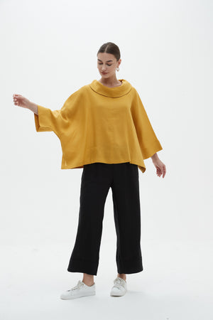 FUNNEL NECK TOP