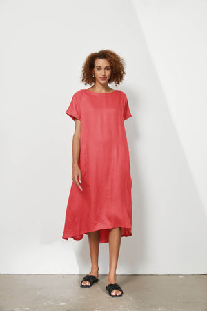 ELASTIC GATHER DRESS