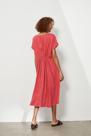ELASTIC GATHER DRESS
