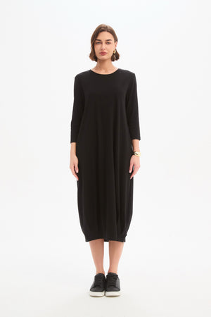 BANDED HEM JERSEY DRESS