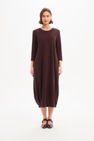BANDED HEM JERSEY DRESS