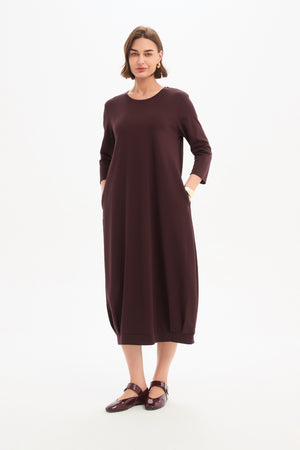 BANDED HEM JERSEY DRESS