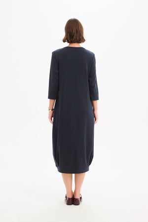 BANDED HEM JERSEY DRESS