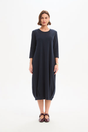 BANDED HEM JERSEY DRESS