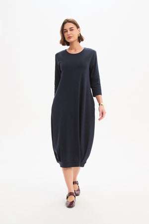 BANDED HEM JERSEY DRESS
