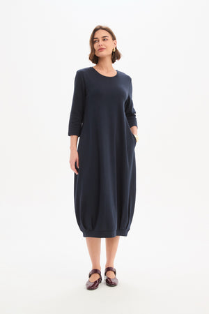 BANDED HEM JERSEY DRESS