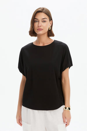 BUBBLE SLEEVE TEE