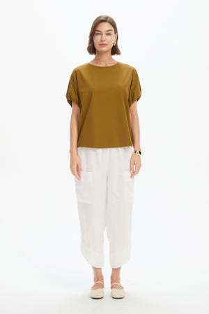 BUBBLE SLEEVE TEE