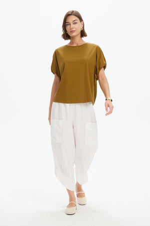 BUBBLE SLEEVE TEE