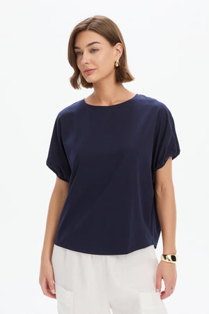 BUBBLE SLEEVE TEE
