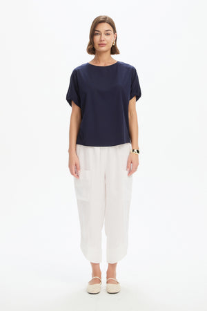 BUBBLE SLEEVE TEE