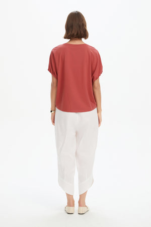 BUBBLE SLEEVE TEE
