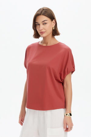 BUBBLE SLEEVE TEE