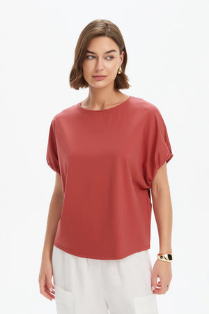 BUBBLE SLEEVE TEE