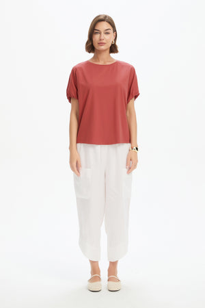 BUBBLE SLEEVE TEE