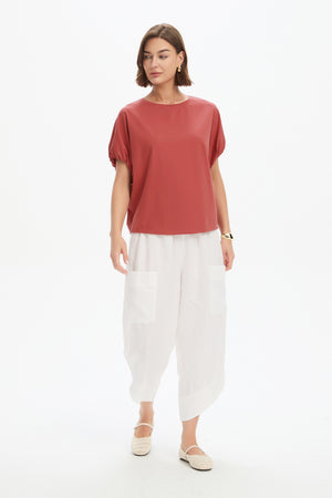 BUBBLE SLEEVE TEE