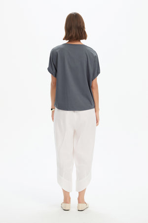 BUBBLE SLEEVE TEE