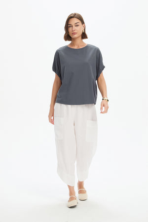 BUBBLE SLEEVE TEE