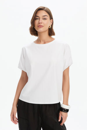 BUBBLE SLEEVE TEE