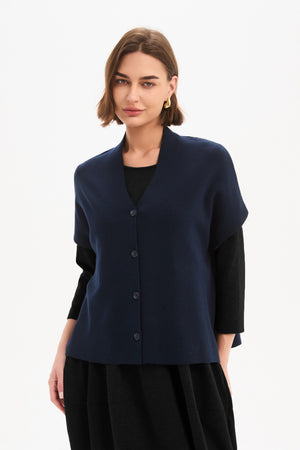 BUTTON UP KNIT VEST