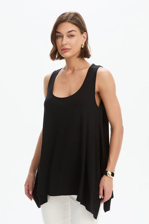 CASCADE SLEEVELESS TOP