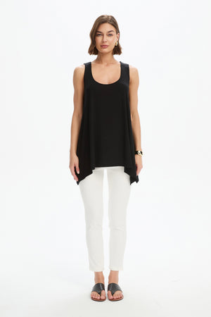 CASCADE SLEEVELESS TOP