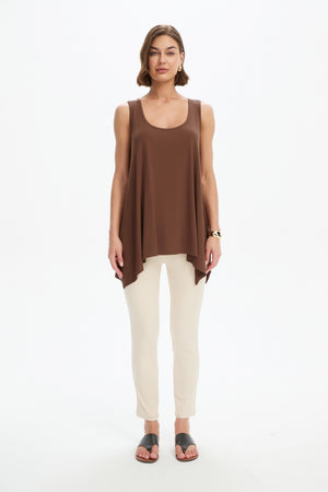 CASCADE SLEEVELESS TOP