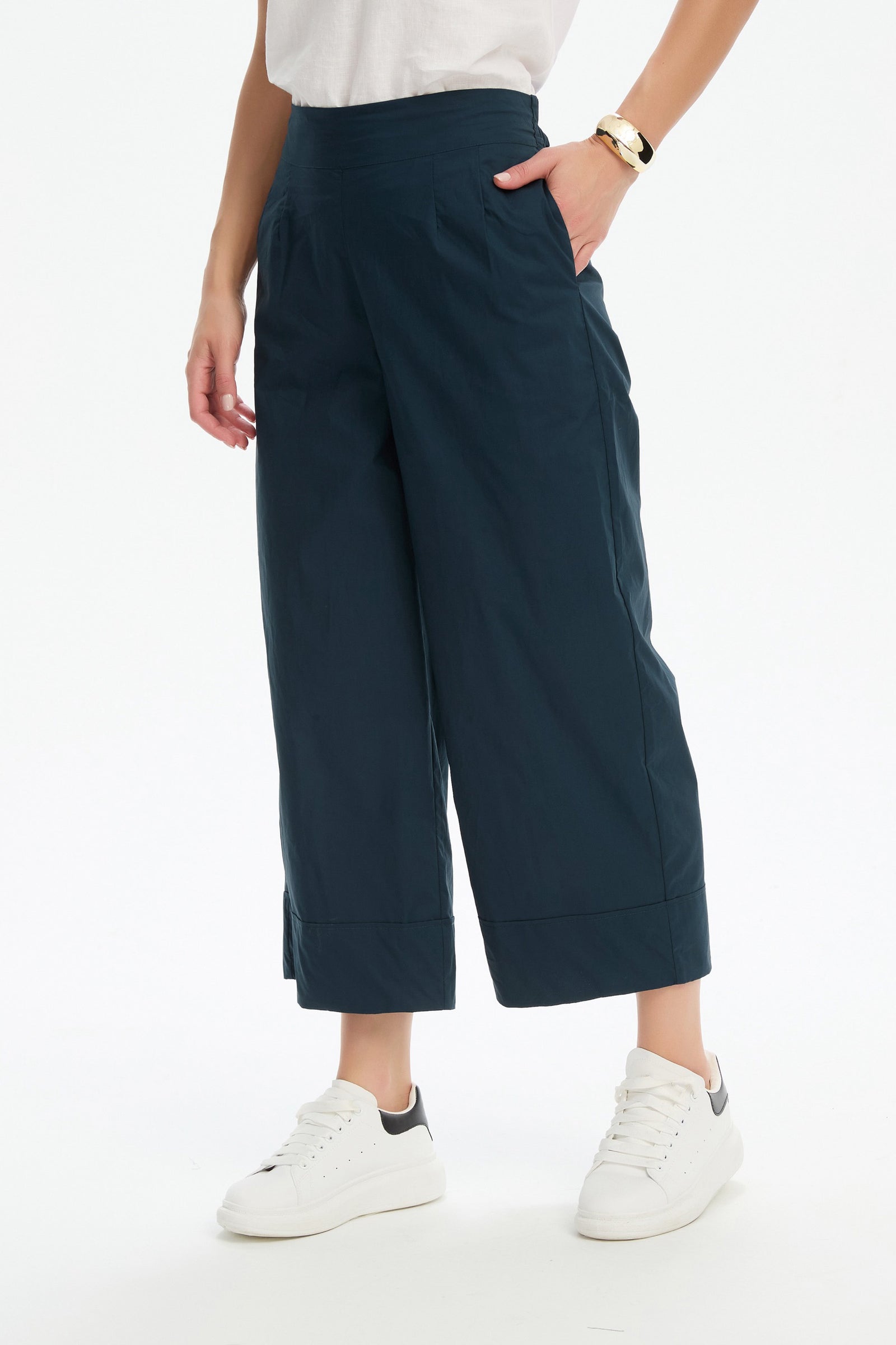 CLASSIC PANT ocean blue pocket