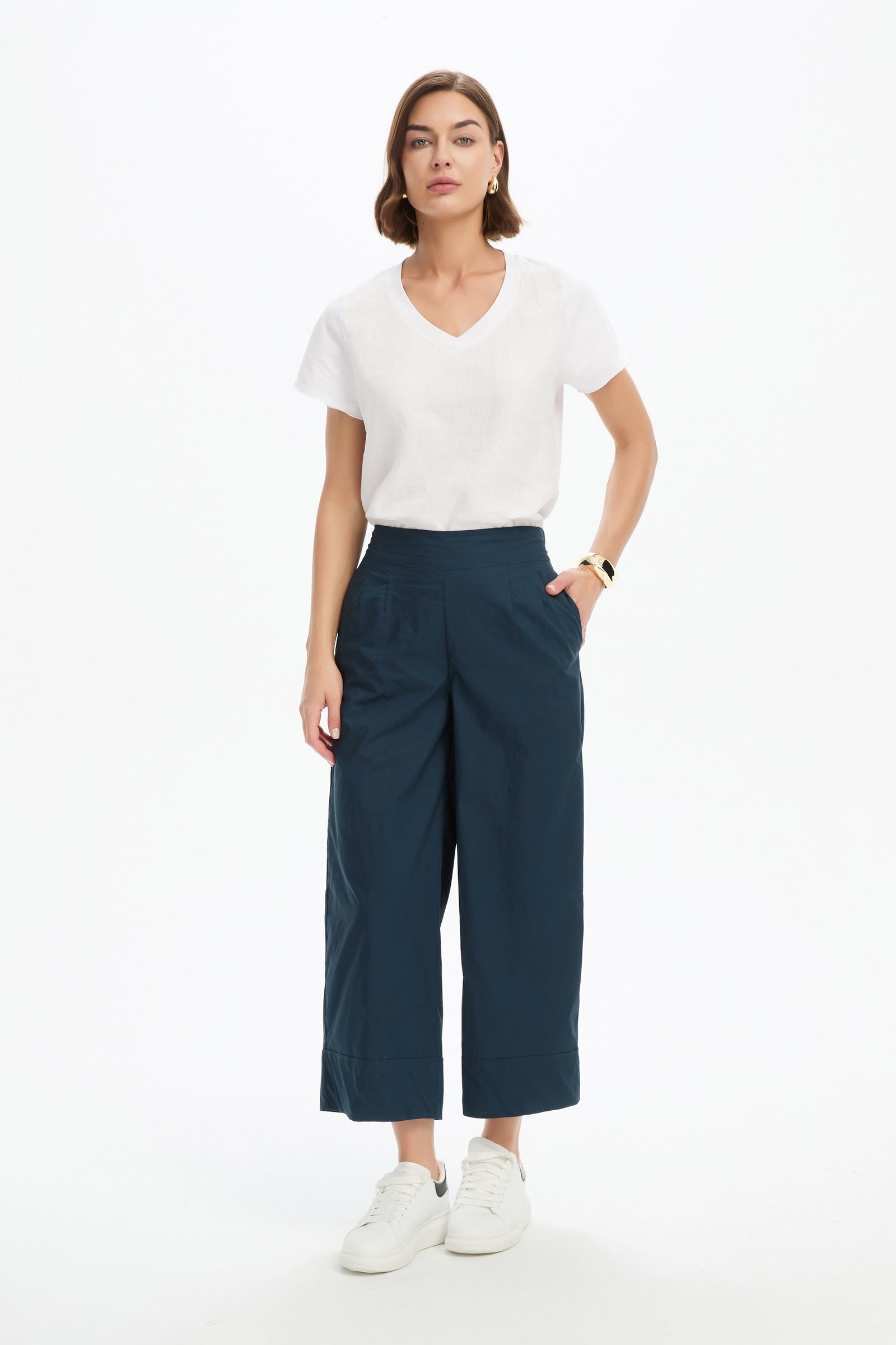 CLASSIC PANT ocean blue pocket