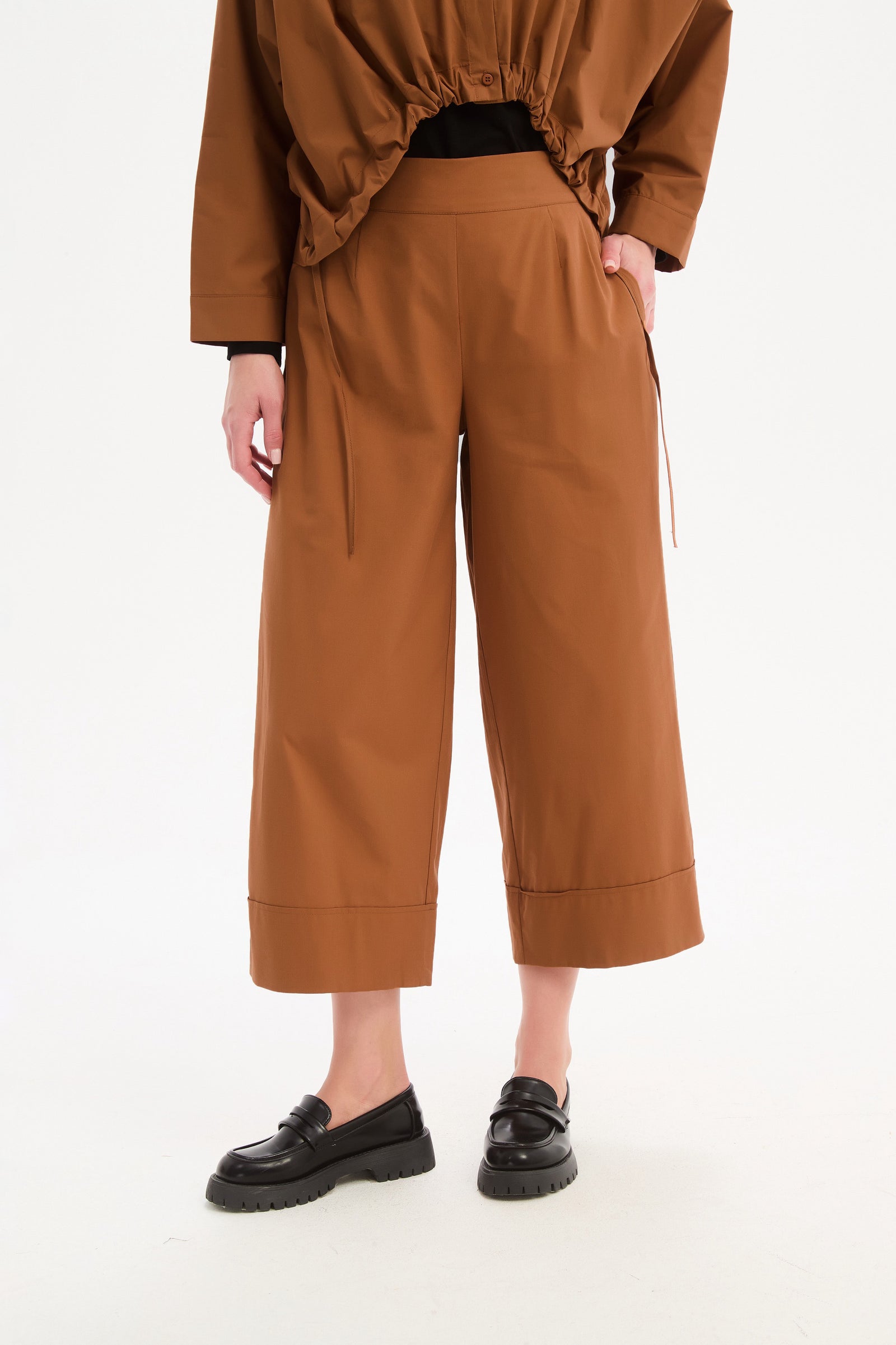 Women's Wide Leg Work Pants & Classic Trousers With Pockets Amberstone