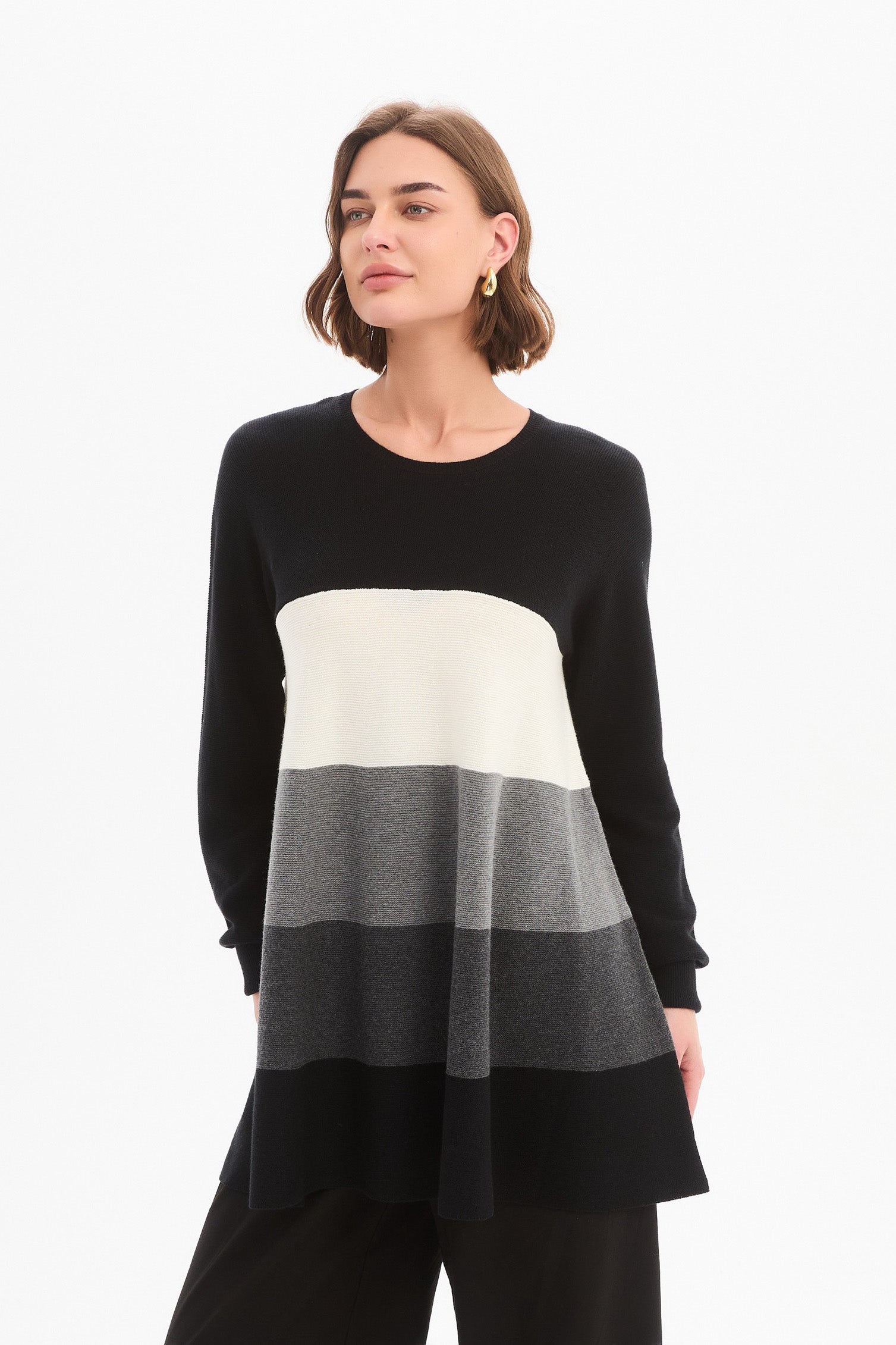 COLOURBLOCK STRIPE KNIT