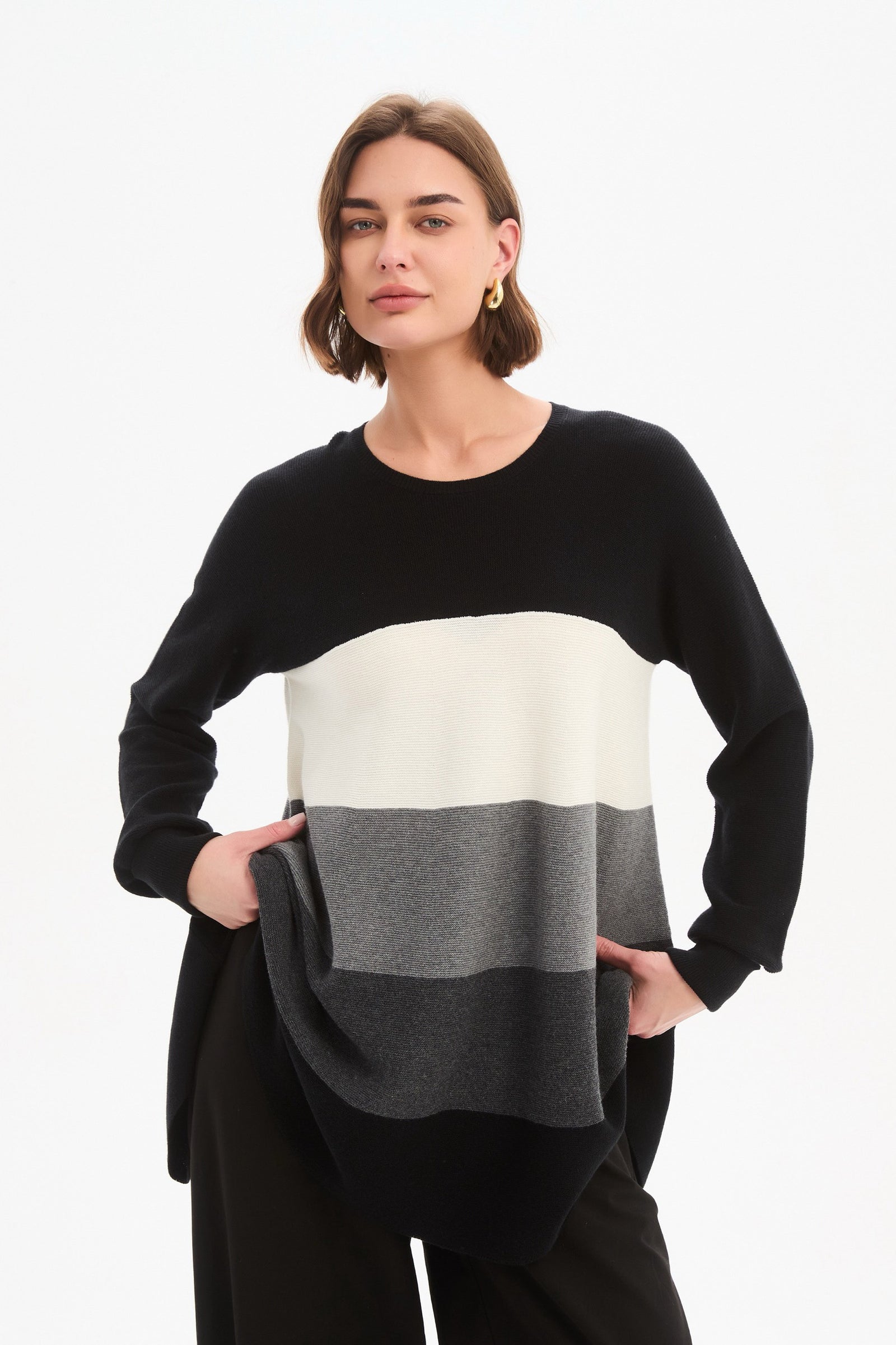 COLOURBLOCK STRIPE KNIT
