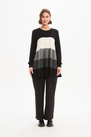COLOURBLOCK STRIPE KNIT