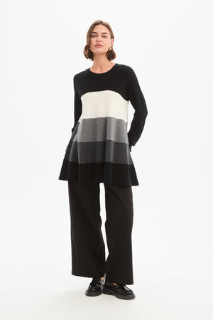 COLOURBLOCK STRIPE KNIT