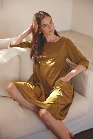 DIAGONAL SEAM SUMMER DRESS