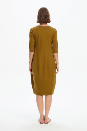 DIAGONAL SEAM SUMMER DRESS