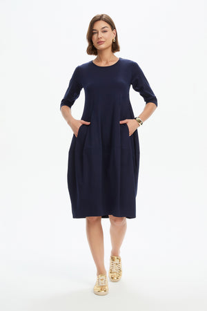 DIAGONAL SEAM SUMMER DRESS