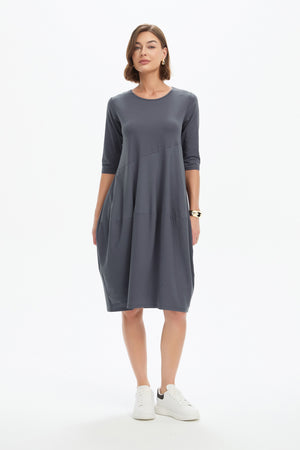 DIAGONAL SEAM SUMMER DRESS