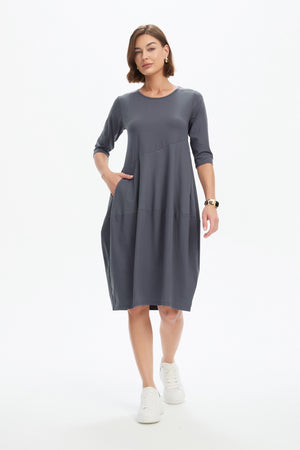 DIAGONAL SEAM SUMMER DRESS