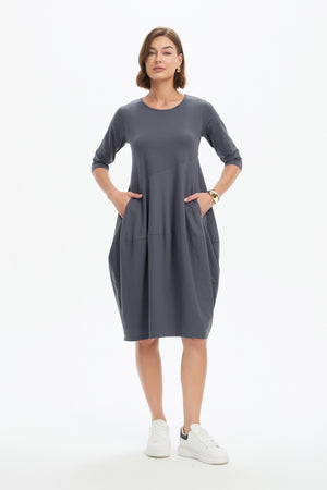 DIAGONAL SEAM SUMMER DRESS