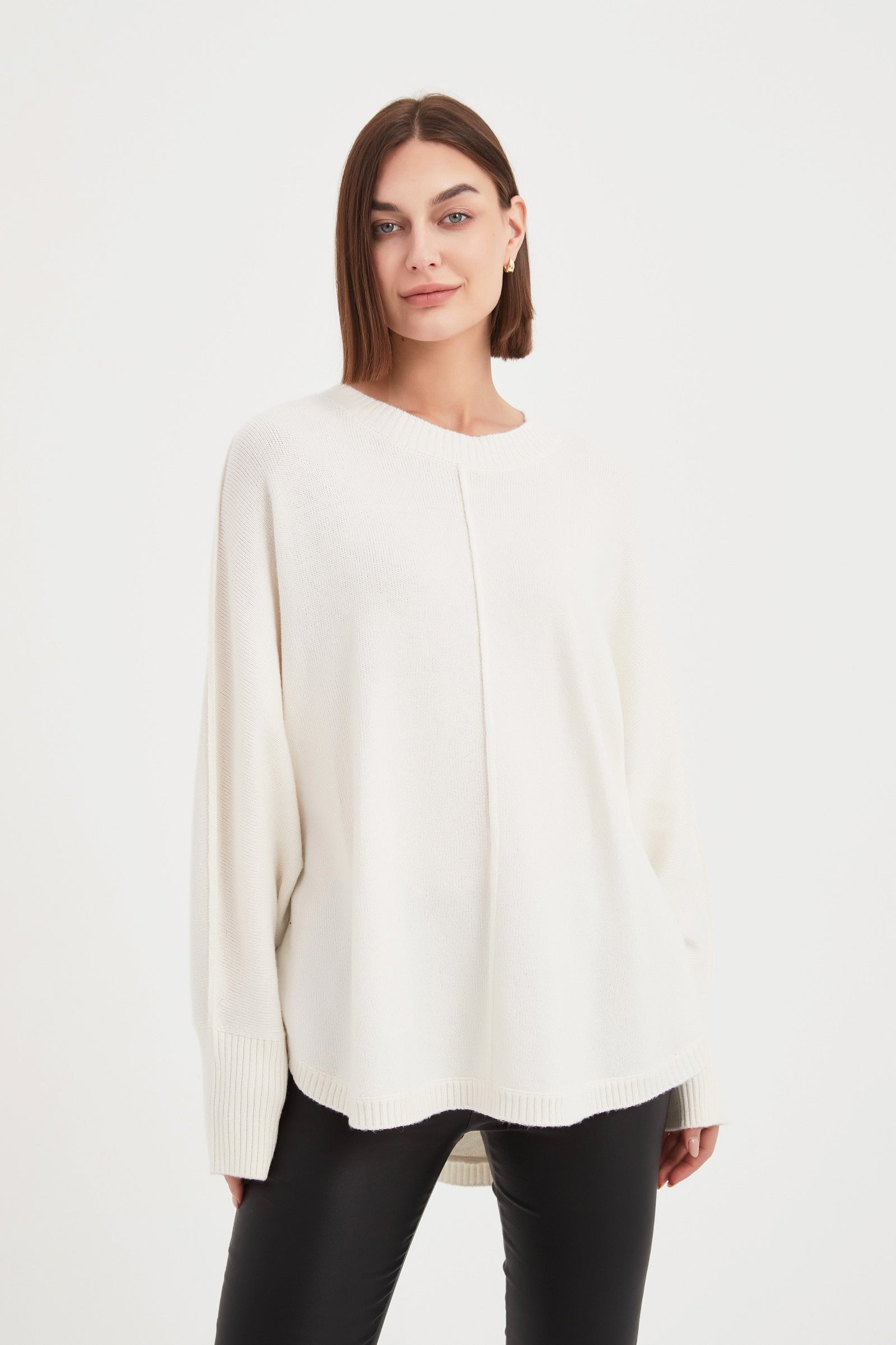 EXPOSED SEAM KNIT
