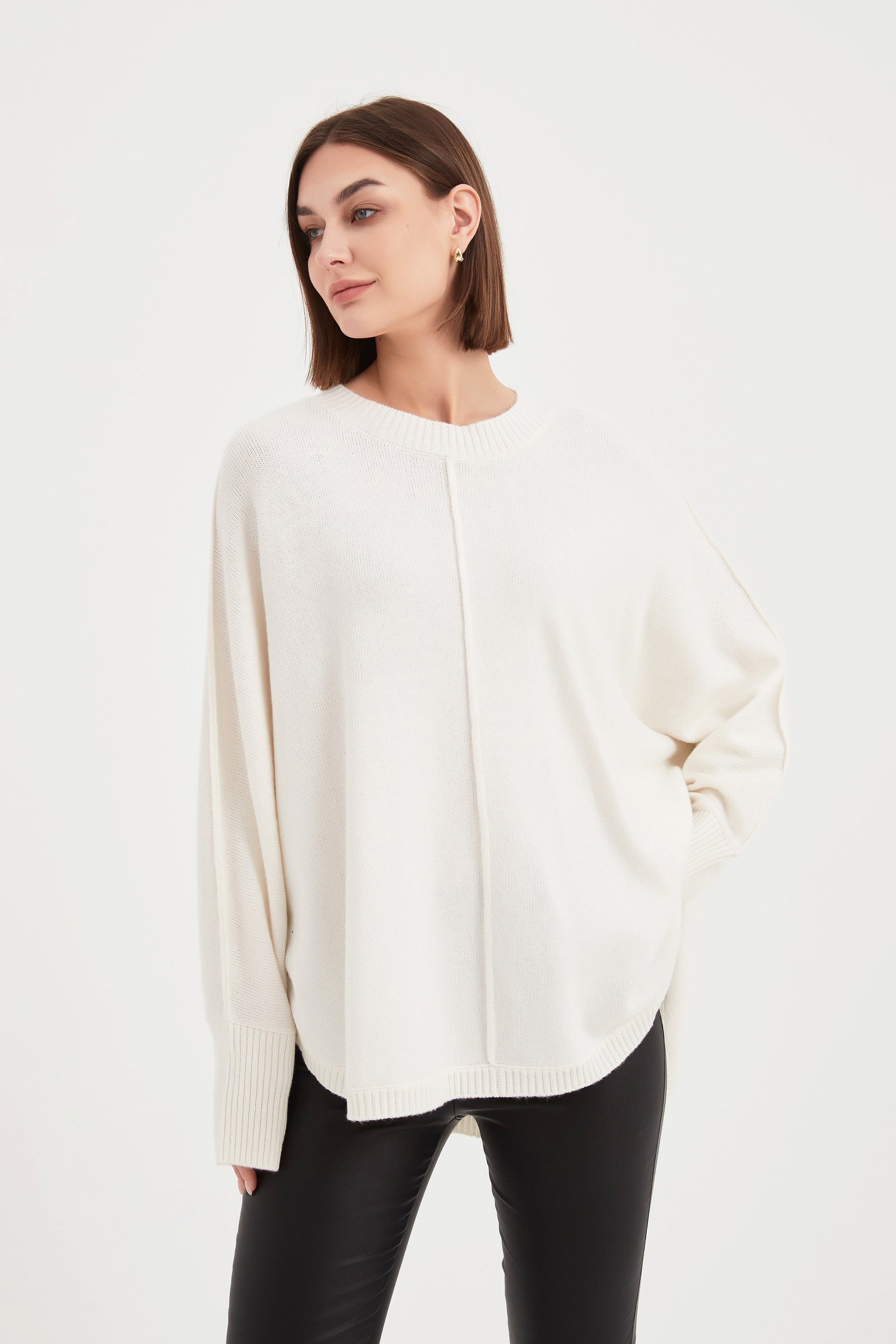 EXPOSED SEAM KNIT