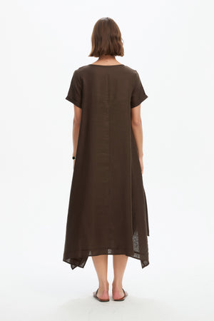 GATHER TIE DRESS